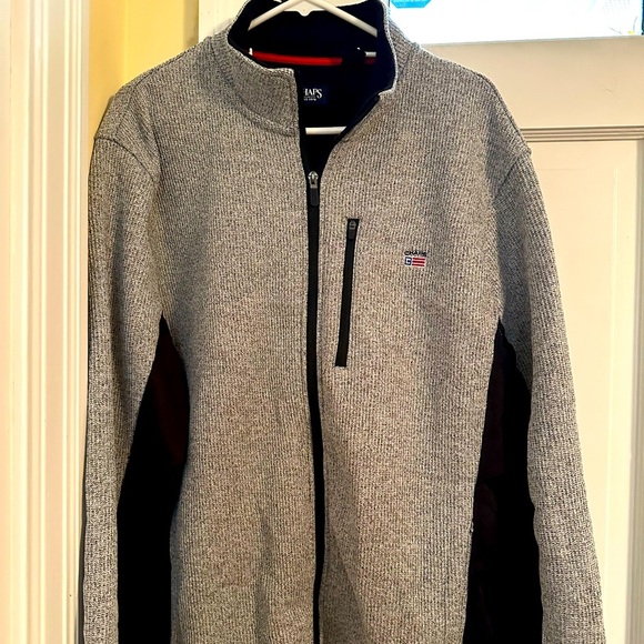 Chaps Full Zipper fleece sweater. EUC - Picture 1 of 4